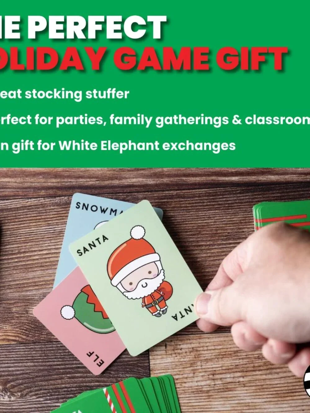 Santa Cookie Elf Candy Snowman Christmas Edition Holiday Card Game by Taco Cat G